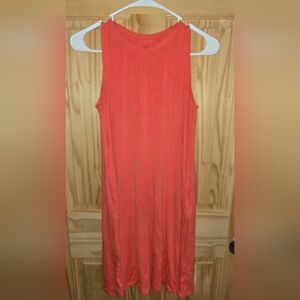 Sleeveless Coral Dress Size XL